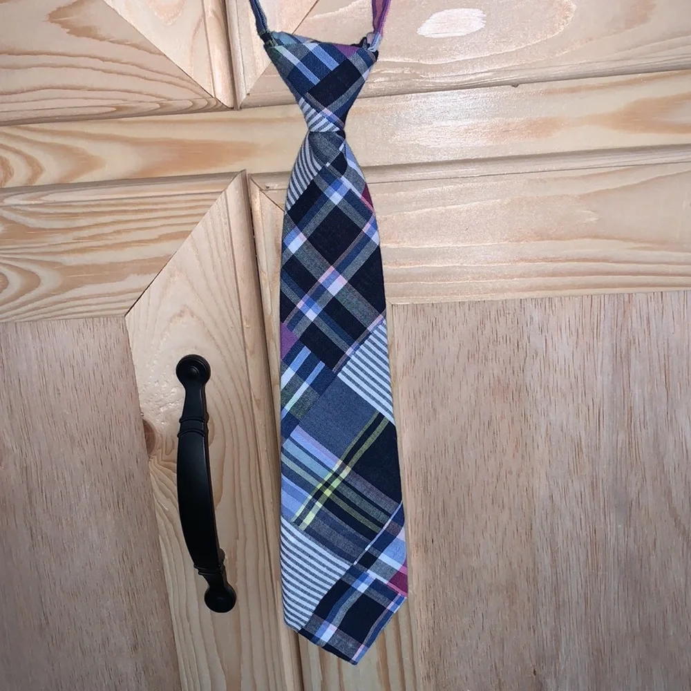 Gymboree madras plaid neck tie size 0-24 Months